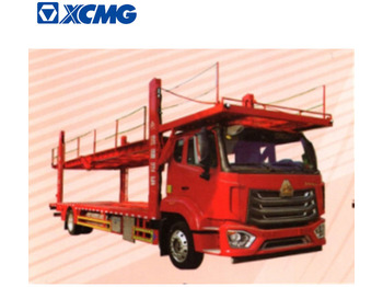  XCMG Official Manufacturer Flat Bed Container Car Transport Semi Truck Trailer - Semi-reboque transporte de veículos: foto 1