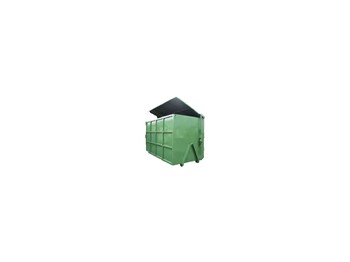 Citycontainer with roof Abrollcontainer - Contentor ampliroll: foto 1