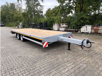 Reboque plataforma/ Caixa aberta novo Möslein THT 14-G 7,20 L ausziehbar  13,9 t Tandemanhänger- Tieflader, ausziehbarLuftgefedert: foto 2