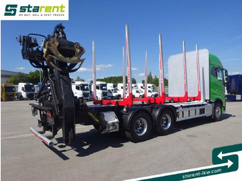 Camião de transporte de madeira Volvo FH16 750 6x4 Holzaufbau mit Kran (Tajfun LIV120Z): foto 5