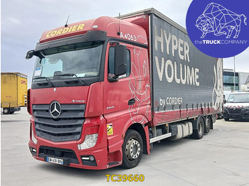 Camião de lona MERCEDES-BENZ Actros