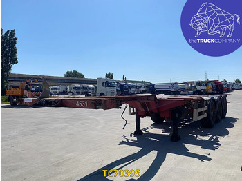 Semi-reboque transportador de contêineres/ Caixa móvel PACTON