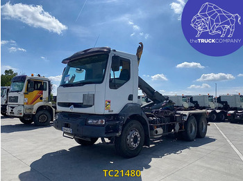 Camião transportador de contêineres/ Caixa móvel RENAULT Kerax 370