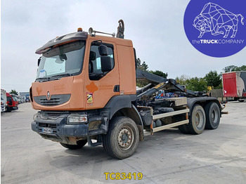 Camião transportador de contêineres/ Caixa móvel RENAULT Kerax 370