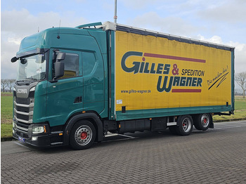 Camião de lona Scania S450 6X2*4 FORKLIFT CONN.: foto 2