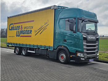 Camião de lona Scania S450 6X2*4 FORKLIFT CONN.: foto 5