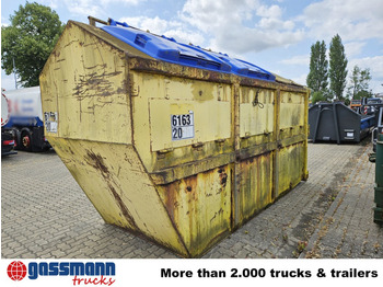Contentor de entulho Absetzcontainer ca. 15m³ geschlossen mit Deckel: foto 5