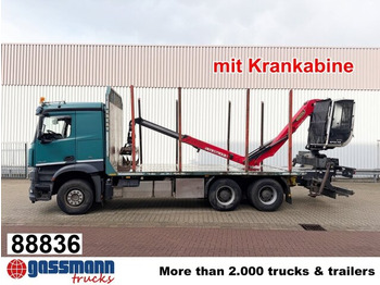 Camião de transporte de madeira MERCEDES-BENZ Arocs 2648