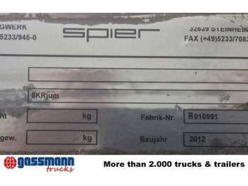Camião transportador de contêineres/ Caixa móvel Spier Hubwechselrahmen: foto 2 Camião transportador de contêineres/ Caixa móvel Spier Hubwechselrahmen: foto 2