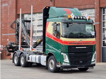 Camião de transporte de madeira, Camião grua Volvo FH 13.540 6x4 - HIAB / Loglift F125Z 80 Crane - Krane - Grua year 2019: foto 3