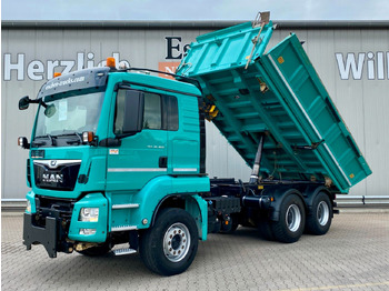 Camião basculante MAN 26.460 6x4|MEILLER/Bordmatik*Navi*Kommunalschild: foto 2