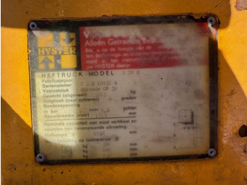 Empilhador telescópico Hyster H 70 C: foto 5
