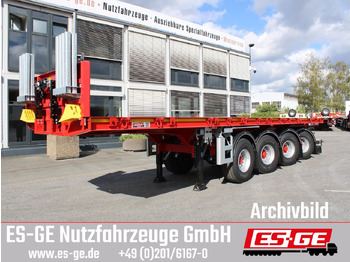 Semi-reboque plataforma/ Caixa aberta ES-GE 4-Achs-Ballastauflieger: foto 2