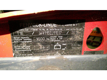 Porta-palete LINDE T16: foto 2