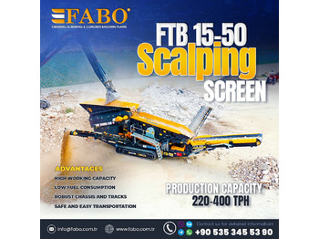 Britadeira móvel novo FABO FTB-1550 MOBILE SCALPING SCREEN: foto 1