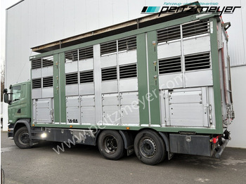 Camião transporte de gado Scania G 450 6x2, Kaba 3-Stock, Hubdach Lenk + Lift,: foto 3 Camião transporte de gado Scania G 450 6x2, Kaba 3-Stock, Hubdach Lenk + Lift,: foto 3