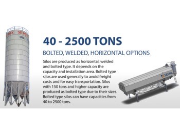 Equipamento de betão novo SEMIX SEMIX Cement Silos Horizontal & Vertical: foto 1