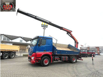 Camião basculante, Camião grua Mercedes-Benz Arocs 1845 4x4 HAD 2-Achs Allradkipper Kran Funk Mercedes-Benz Arocs 1845 4x4 HAD 2-Achs Allradkipper Heckkran: foto 3