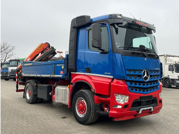 Camião basculante, Camião grua Mercedes-Benz Arocs 1845 4x4 HAD 2-Achs Allradkipper Kran Funk Mercedes-Benz Arocs 1845 4x4 HAD 2-Achs Allradkipper Heckkran: foto 2