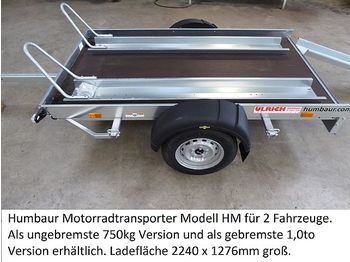 Reboque para carros novo Humbaur HM102212 Motorradtransporter für 2 Motorräder: foto 1