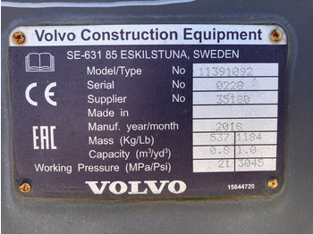 Balde Volvo Klappschaufel mit Zähnen TPZ: foto 5