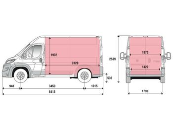 Furgão novo Fiat Ducato 35L L2H2 Kasten 2.3 MJet 140 Euro 6D-Temp: foto 1