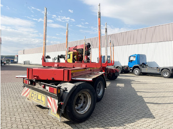 Semi-reboque transporte de madeira Doll A321 A321, Ausziehbar von 10,7m-15,2m, 2x Lenkachse: foto 3