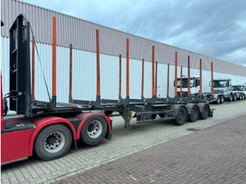 Semi-reboque transporte de madeira
