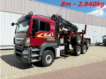 Camião de transporte de madeira MAN TGS 26.540