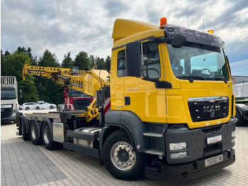 Camião grua MAN TGS 35.480 8x4-4BL  Deuringer Garagentransporter: foto 2
