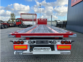 Semi-reboque transportador de contêineres/ Caixa móvel novo Kässbohrer NEU Heavy-Duty Platform, Heckbündig, Twistlocks (1x 40FT / 2x 20FT), ADR (EX/II, EX/III, FL, AT), Rungtasschen, Scheibebremsen: foto 4