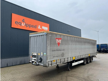 Semi-reboque de lona Krone SAF/DISC, Huckepack (P400) Code XL, Stakepots, NL-trailer: foto 1