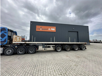 Semi-reboque plataforma/ Caixa aberta Nooteboom OVB-73-04, 73 tons Ballast trailer, 4 axles, 3 hydraulic steering axles, 75% tyres, MOT 03/2026: foto 2