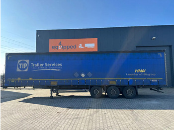 Semi-reboque de lona Schmitz Cargobull TOP: NIEUWE APK 08-2026, schijfremmen, rongpotten, gegalvaniseerd, XL, Huckepack, 2 x22 vert. al. planken, NL-trailer: foto 2
