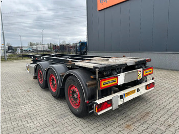Semi-reboque transportador de contêineres/ Caixa móvel Van Hool 20FT Tipping-chassis, ADR (EX/II, EX/III, FL, AT, OX), SAF, 2 liftaxles, APK/ADR: 06-2026: foto 4