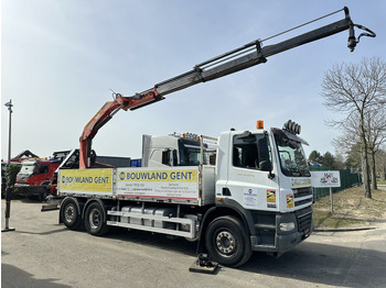 Camião de caixa aberta/ Plataforma, Camião grua DAF CF 85.460 6x2 LIFT+LENK ACHSE  + KRAN PALFINGER PK 18500 (3x) + RADIO + ROTATOR - EURO 5 - AS TRONIC - BE TRUCK: foto 2