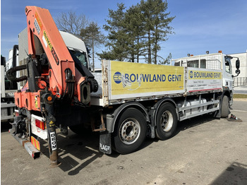 Camião de caixa aberta/ Plataforma, Camião grua DAF CF 85.460 6x2 LIFT+LENK ACHSE  + KRAN PALFINGER PK 18500 (3x) + RADIO + ROTATOR - EURO 5 - AS TRONIC - BE TRUCK: foto 5
