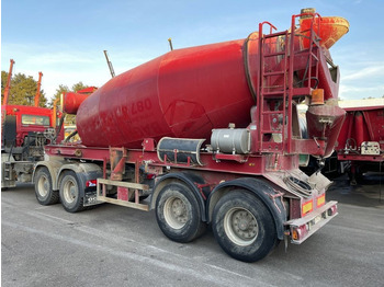 Semi-reboque betoneira Hoenkhaus 12m3 CONCRETE MIXER 2 Axles SAF - AIR SUSP. - DRUM BRAKES - BE TRAILER: foto 3