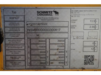 Reboque de lona Schmitz CARG SCB3ST CoC Documents, TuV Loading Certificate: foto 4