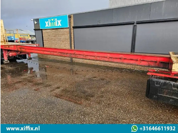 Semi-reboque plataforma/ Caixa aberta ES-GE 4-ass. Vlakke uitschuifbare Mega oplegger / 4x gestuurd / 14129: foto 4