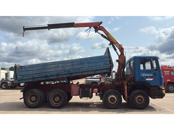 Camião basculante, Camião grua MAN 35.362 (6 CYLINDER / MANUAL PUMP / 8X4 / FALFINGER CRANE PK80 / STEEL SUSP.): foto 5