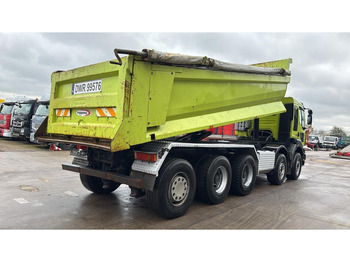 Camião basculante Renault KERAX 420 (10X4 / 43 TONNES !! / LAMES / GRAND PONT / STEEL SUSP. / MANUAL GEARBOX / BOITE MANUELLE): foto 4