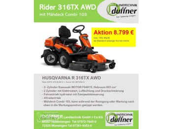 Cortador de grama novo Husqvarna Rider 316TX AWD Allrad: foto 2