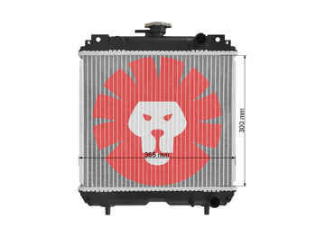 Radiador para Mini trator novo ISEKI TJ13F SXG15 SXG216: foto 3