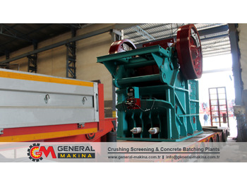 Britador de mandíbula novo General Makina High Quality Jaw Crusher Best Price: foto 4