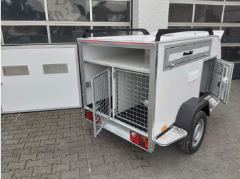 Reboque para cavalos Koffer HundeTransport Anhänger TOM DOG 3 S 3 Boxen Staufach Lüfter Gepäckraum 750kg 100km/H Aktion: foto 4