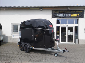 Reboque para cavalos Pferdeanhänger Böckmann Comfort Esprit black Set Sattelkammer Trittschutz 100km/H 2400kg Modell 2024: foto 4