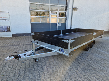 Reboque plataforma/ Caixa aberta Saris PL HD 506 224 3500 2 506x224x35cm heavy duty blackline LED Beleuchtung (XXL) 3500kg: foto 2