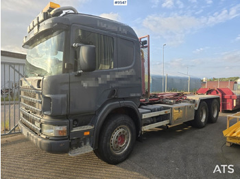 Camião polibenne SCANIA P124