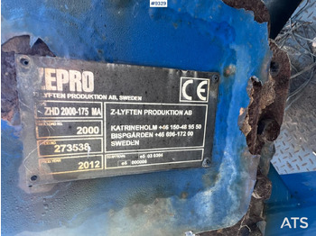Rampa hidráulica Tail lift - Zepro- ZHD2000-175MA: foto 4